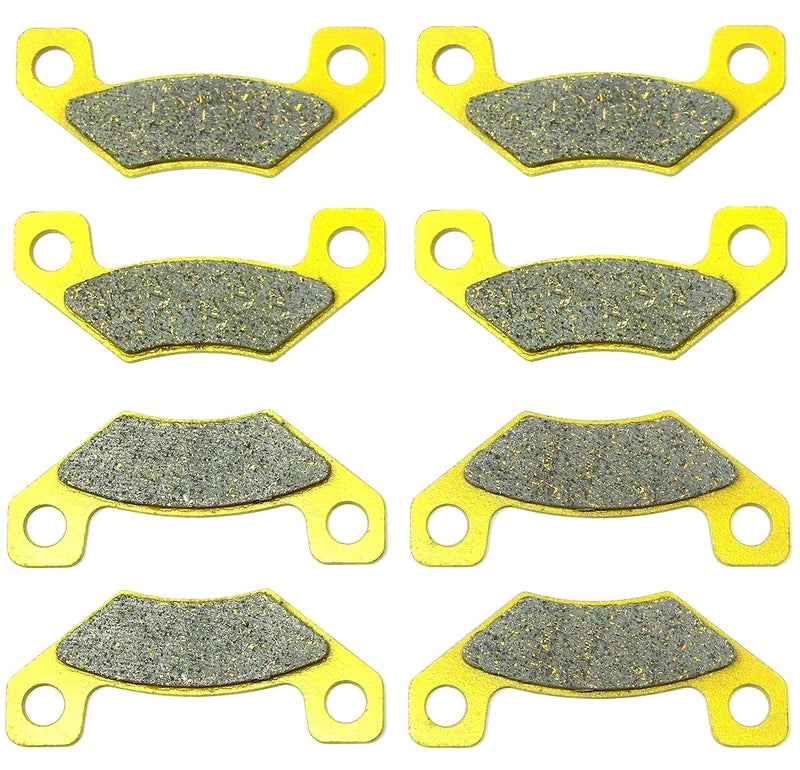 Master Chen Front Rear Brake Pads Brakes for John Deere TX Gator Utility Turf 4PX Gator 9345 2004-2005 - HPX Gator 9446 2004-2008 - 4x2 4x4 Petrol Trail 2010-2011 - SN040000 2010 FA398FR MC0420 - Image 1